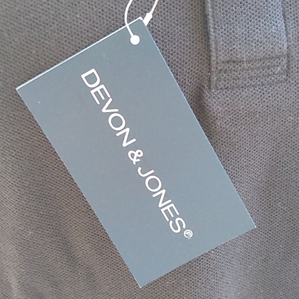 NWT Devon & Jones Men's Sporty Drytec 20 Performance Colorblock Polo - Size 3XL - Picture 5 of 6